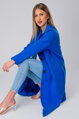 Modrý prechodný kabát Bella